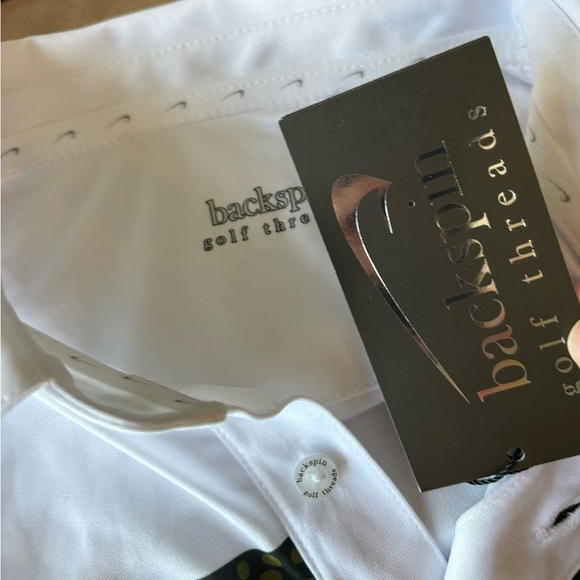 Backspin golf threads short sleeve polo shirt men’s Large. Spring/summer. NWT - Picture 3 of 14